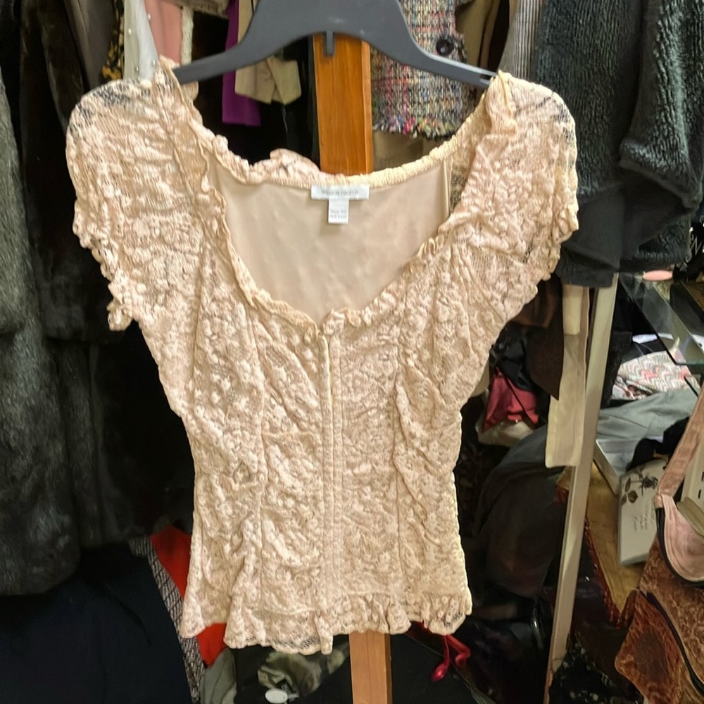 Boston Proper Lace Blouse